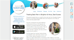 Desktop Screenshot of chiropractorsbrighton.co.uk